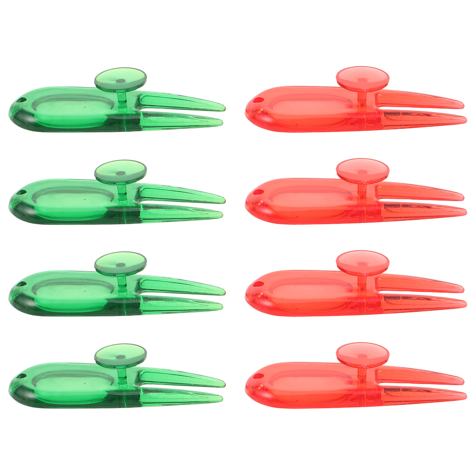 Divot Repair Tool - Набор из 8 пластиковых вилок для